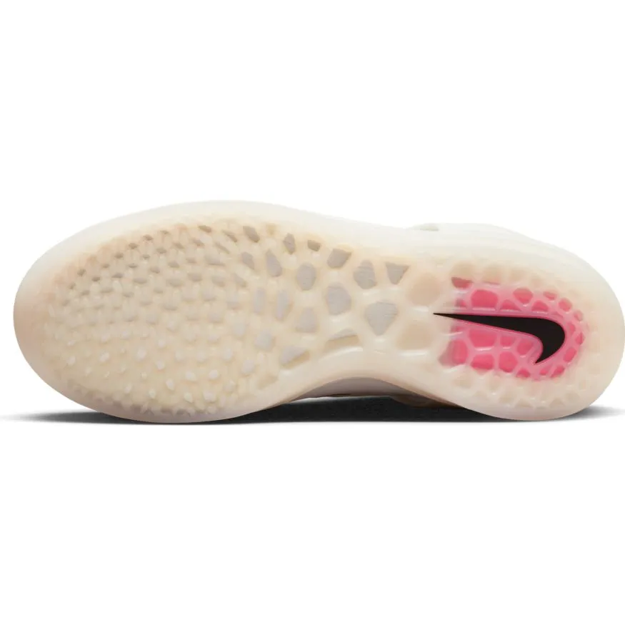Nike SB Nyjah 3 Skateboard Shoe - White/Black-Summit White-Hyper Pink