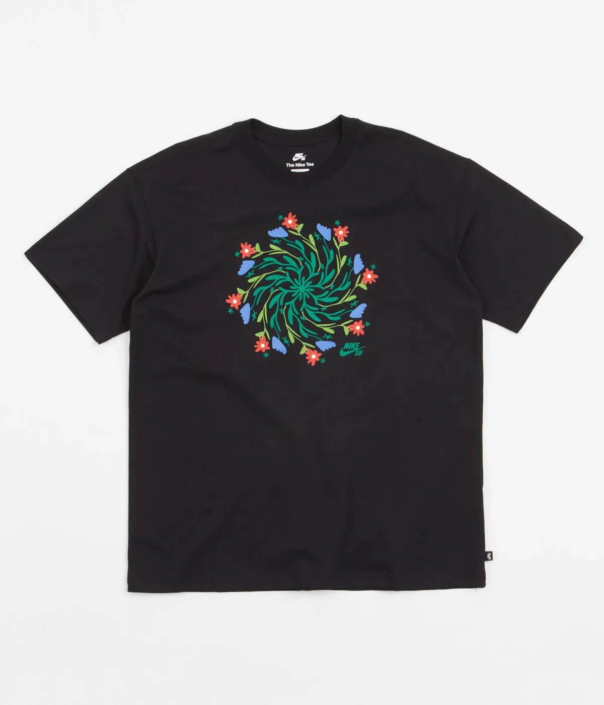 Nike SB Wild Flower T-Shirt - Black
