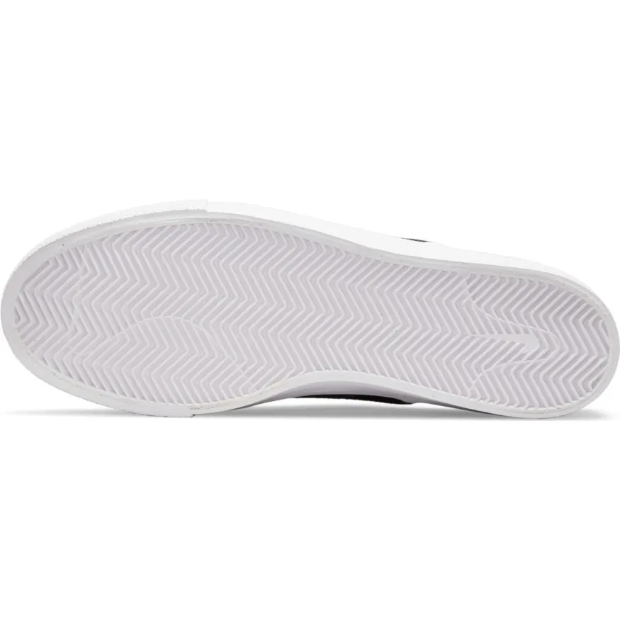 Nike SB Zoom Verona Slip Skateboard Shoe - Black/White-Black