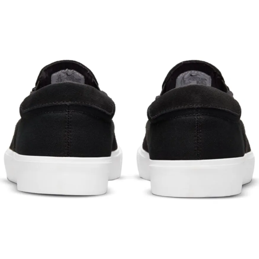 Nike SB Zoom Verona Slip Skateboard Shoe - Black/White-Black