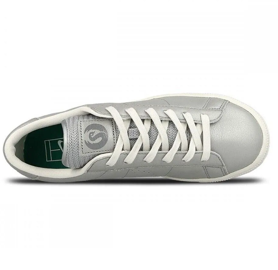Nike Tennis Classic PRM QS (GS) Metallic Silver Girls Sneakers 872818 001