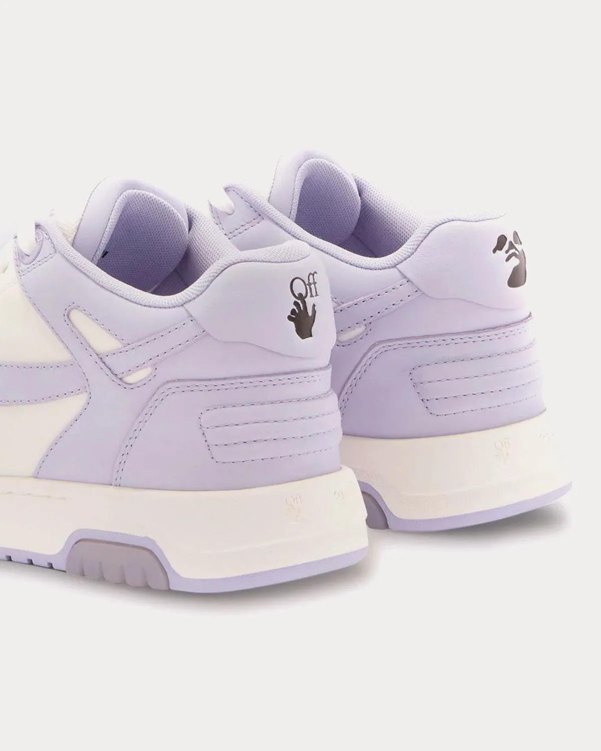 Out of Office Lilac Arrow Calf Leather Lilac / White Low Top Sneakers