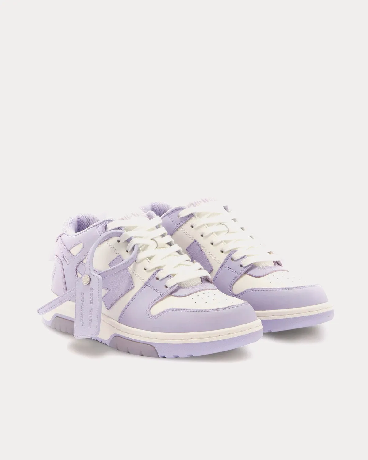 Out of Office Lilac Arrow Calf Leather Lilac / White Low Top Sneakers