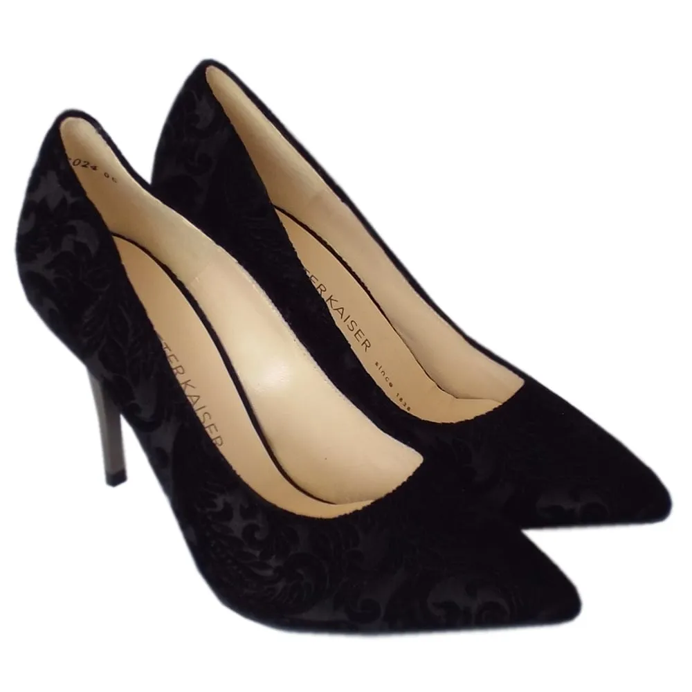 Peter Kaiser "28681" Black Velvet - Stiletto