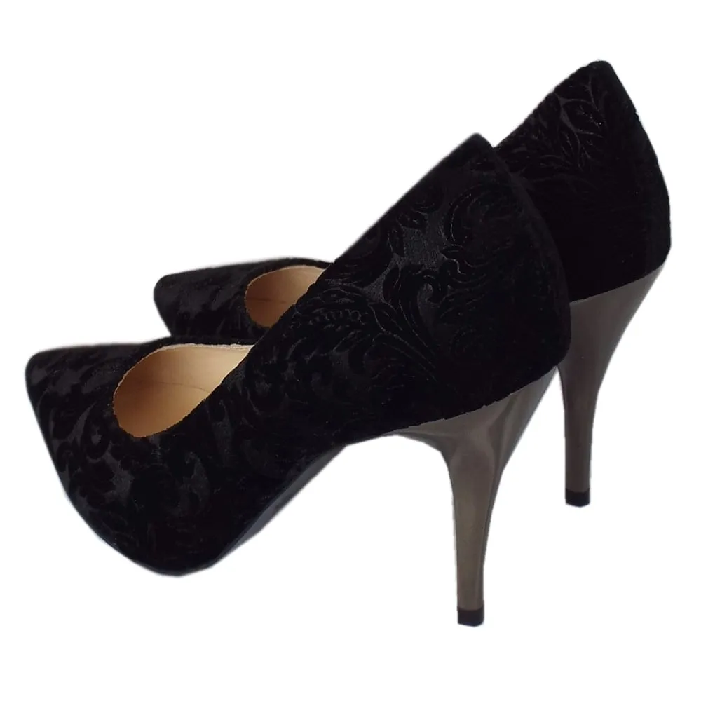 Peter Kaiser "28681" Black Velvet - Stiletto