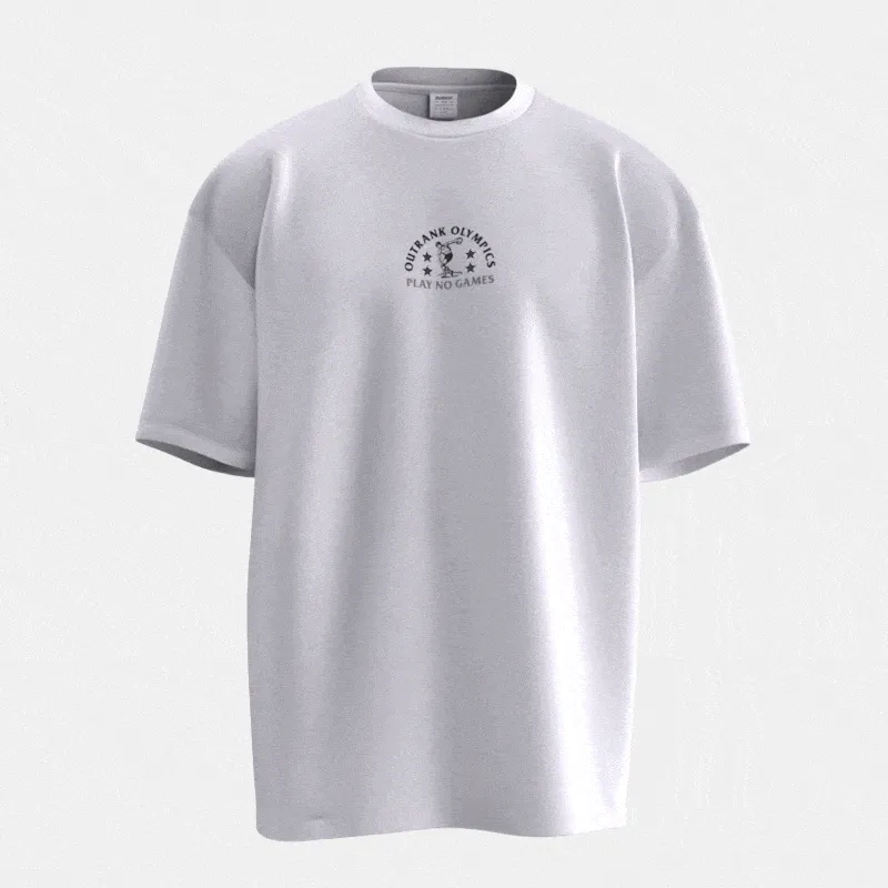 Play No Games Embroidered T-Shirt