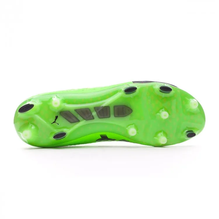 Puma evoPOWER Vigor 1 Firm Ground Soccer Cleat - Green/Black/Yellow