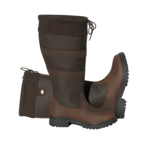 Rhinegold Elite Brooklyn Leather Country Boots Wide