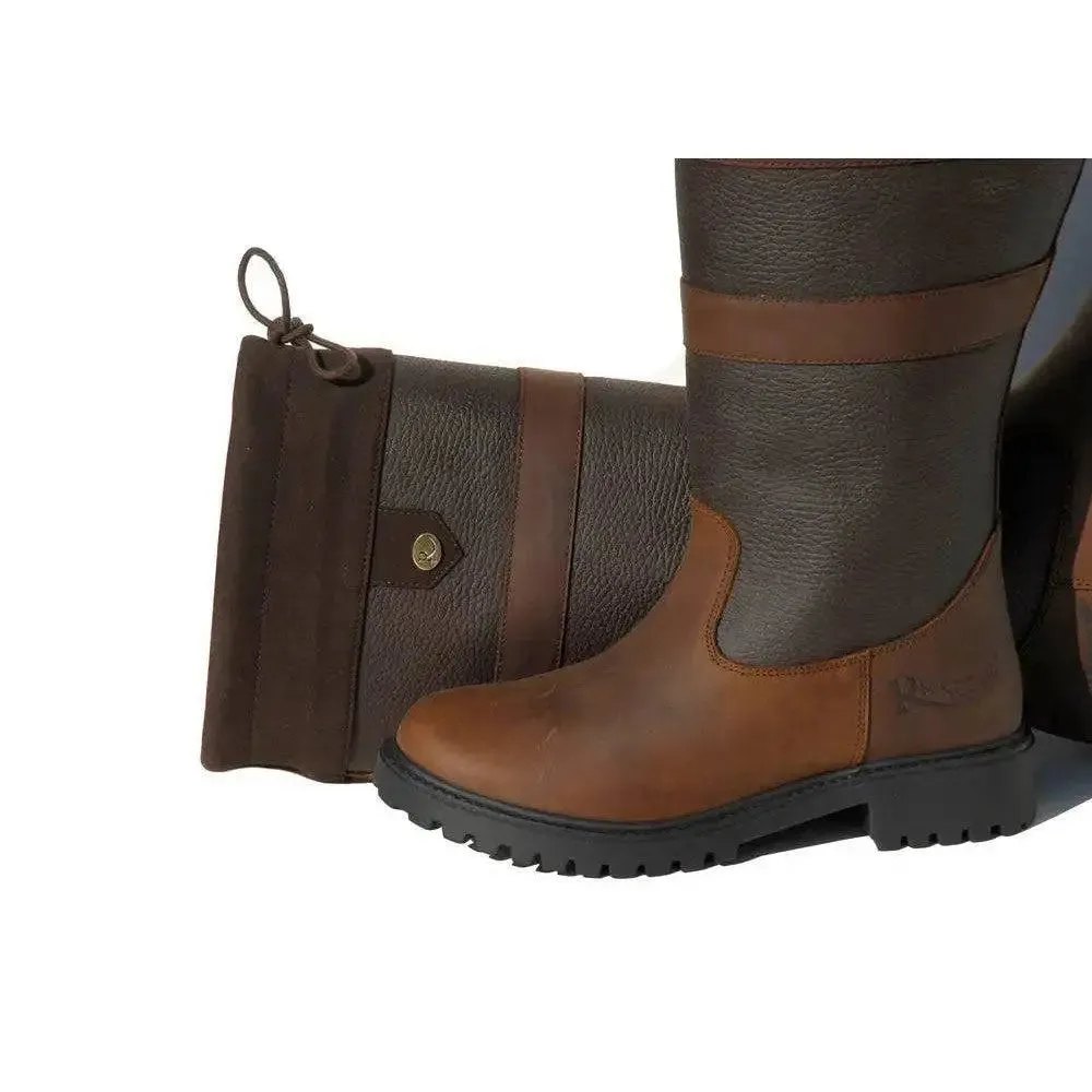 Rhinegold Elite Brooklyn Leather Country Boots Wide