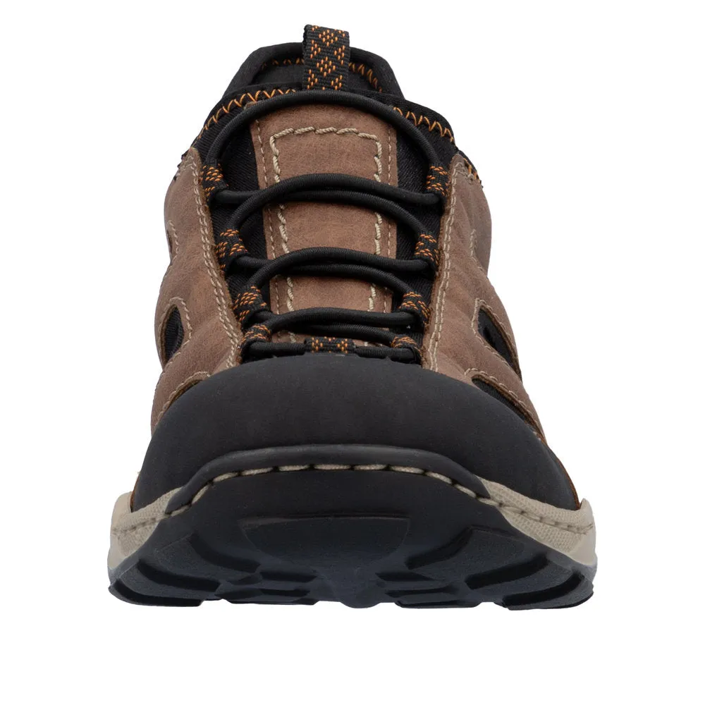 Rieker 08078-24 Schwarz Black Mens Ready2Go Slip On Shoes