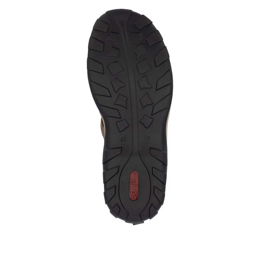 Rieker 08078-24 Schwarz Black Mens Ready2Go Slip On Shoes