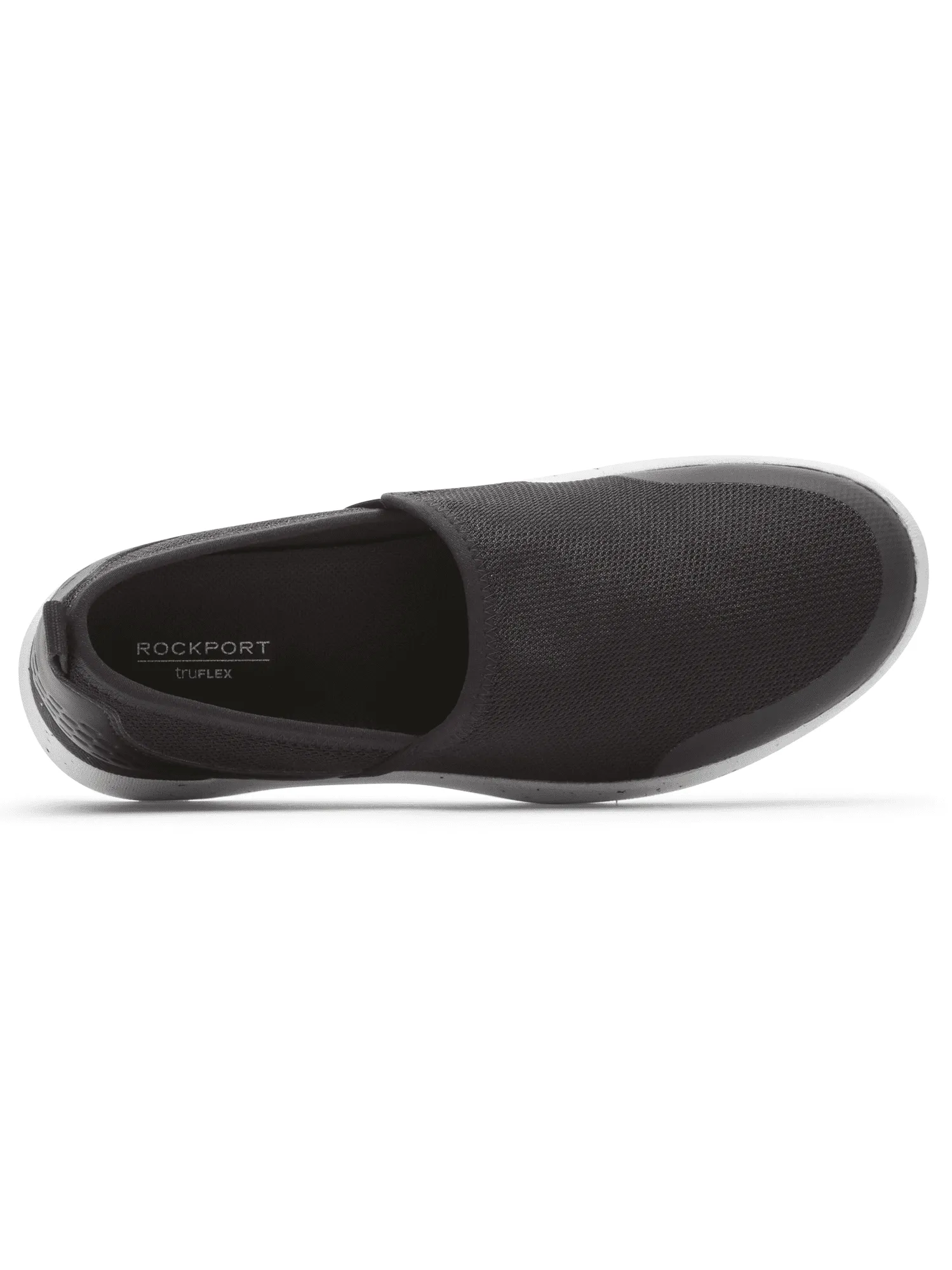 Rockport Women's Truflex Fly Washable Knit Slip-On Black Knit Washable CI4959