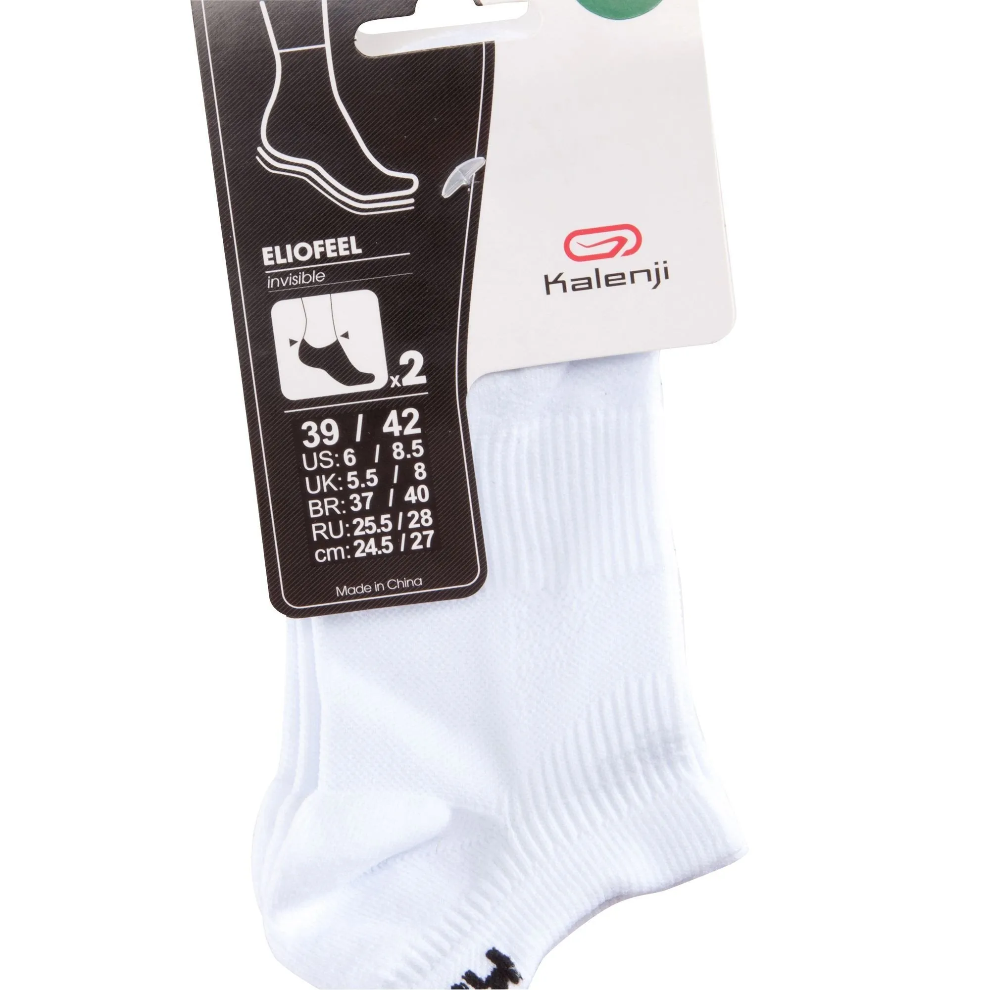 Running Socks Eliofeel Invisible pack of 2