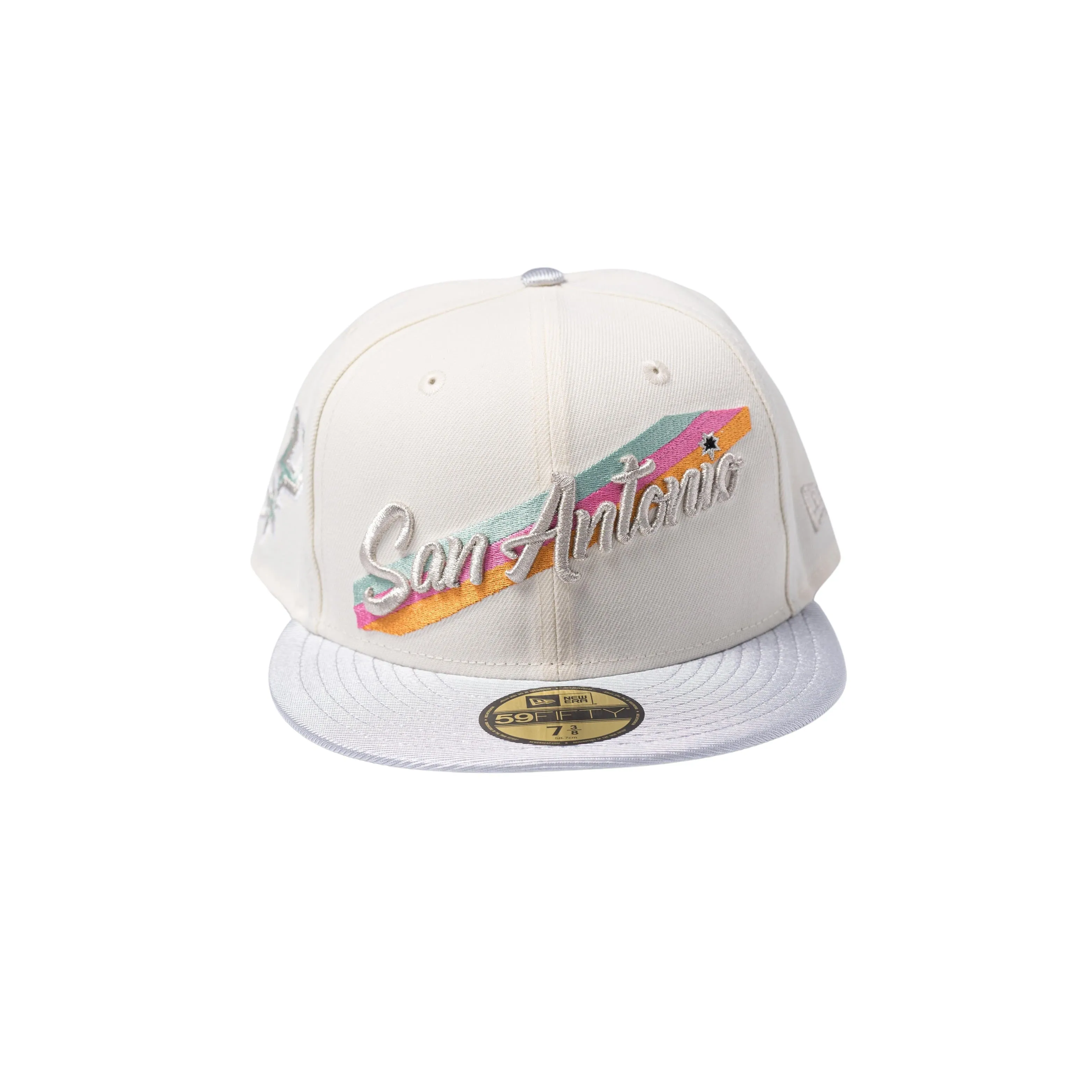 San Antonio Spurs Paint Stroke Fitted Cap