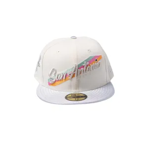 San Antonio Spurs Paint Stroke Fitted Cap