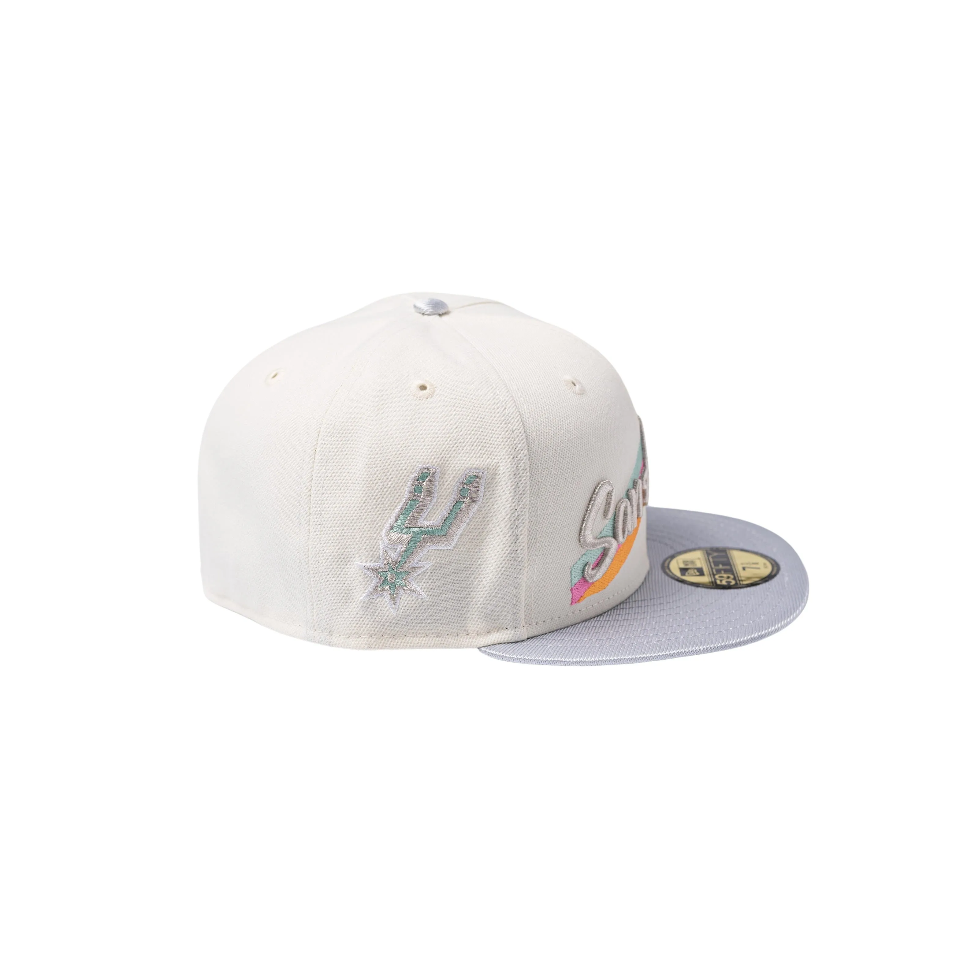 San Antonio Spurs Paint Stroke Fitted Cap