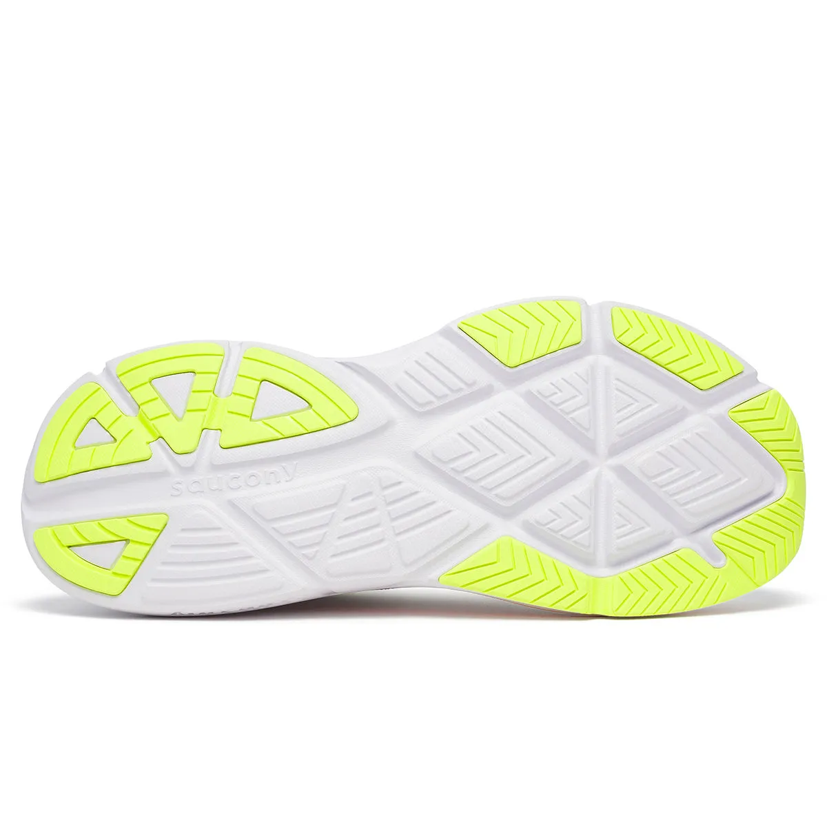 Saucony Guide 18 Mens | White/peel