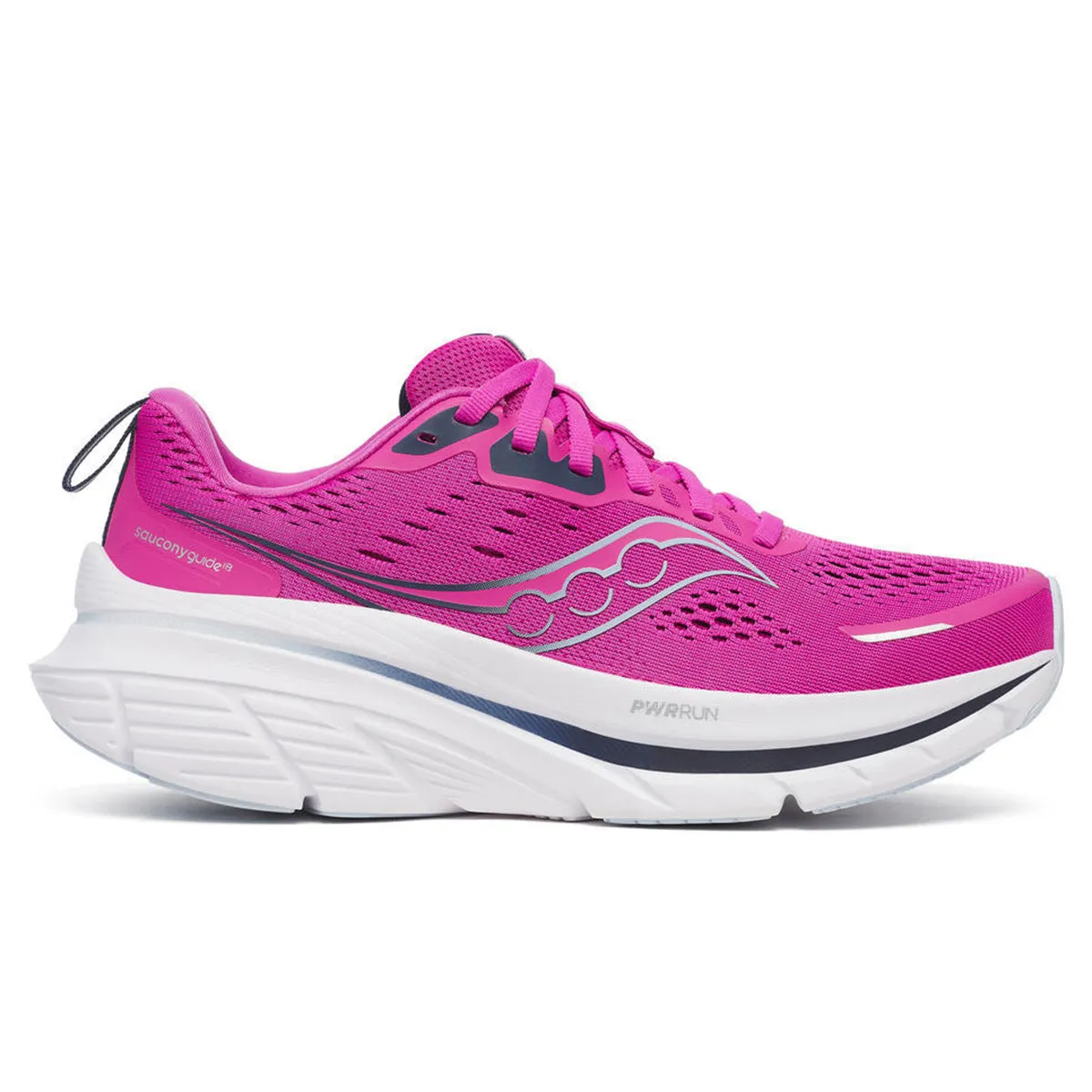 Saucony Guide 18 Womens | Fuchsia/navy