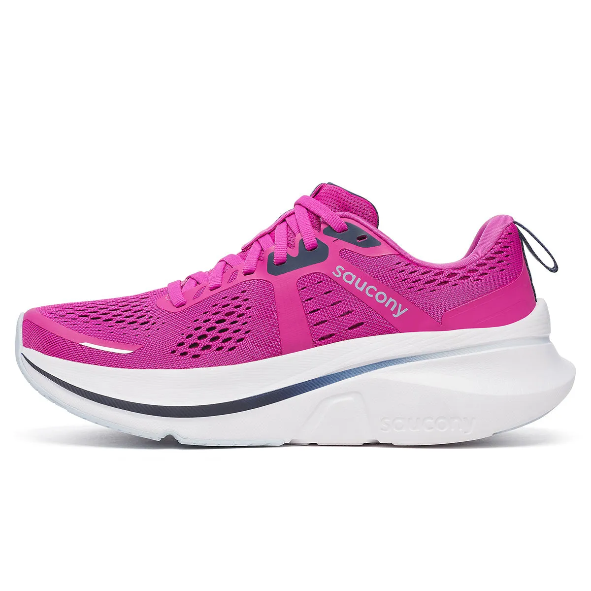 Saucony Guide 18 Womens | Fuchsia/navy