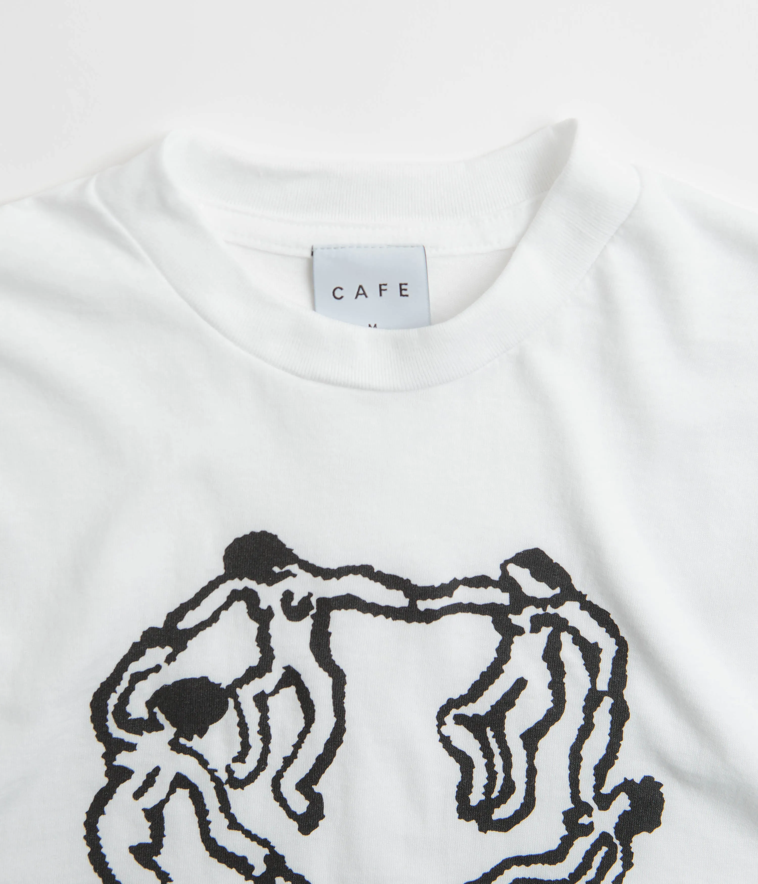 Skateboard Cafe Dance Circle T-Shirt - White