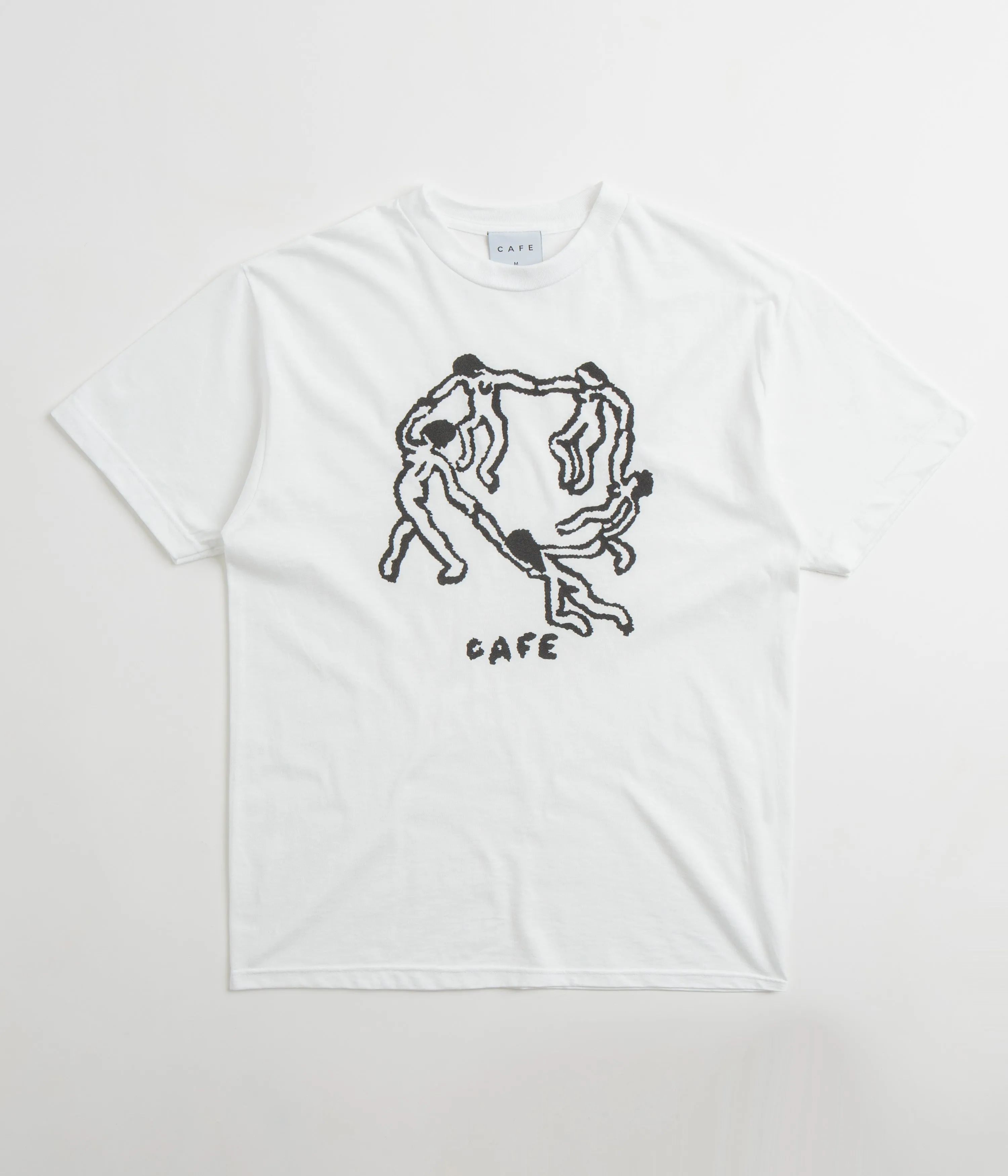Skateboard Cafe Dance Circle T-Shirt - White