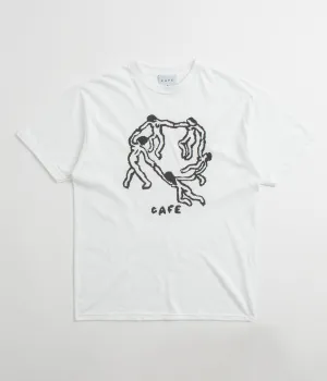 Skateboard Cafe Dance Circle T-Shirt - White