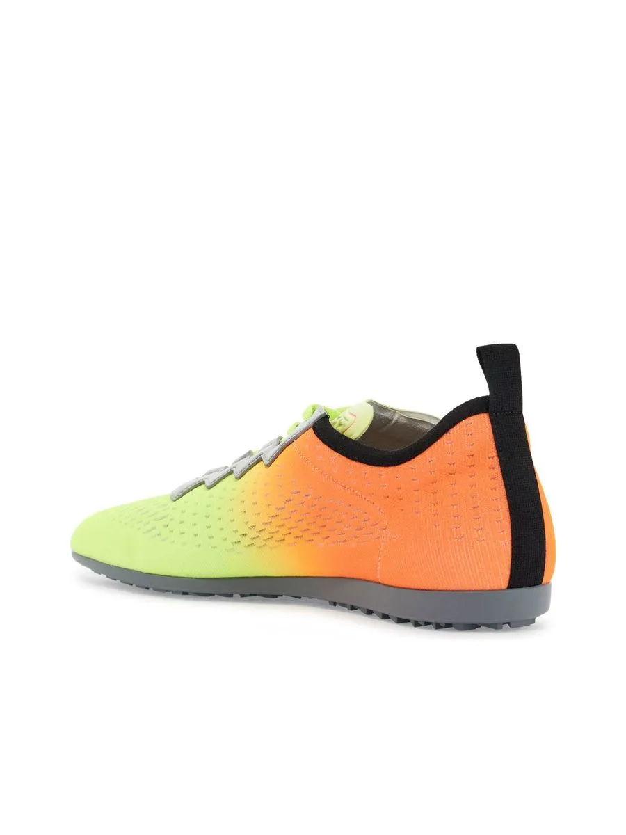 Sporty Sneakers in Cotton And Polyurethane