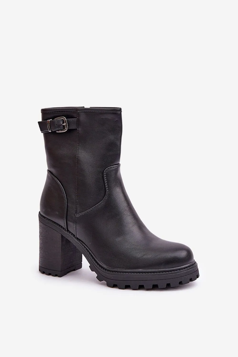 Stylish women's ankle heel boots