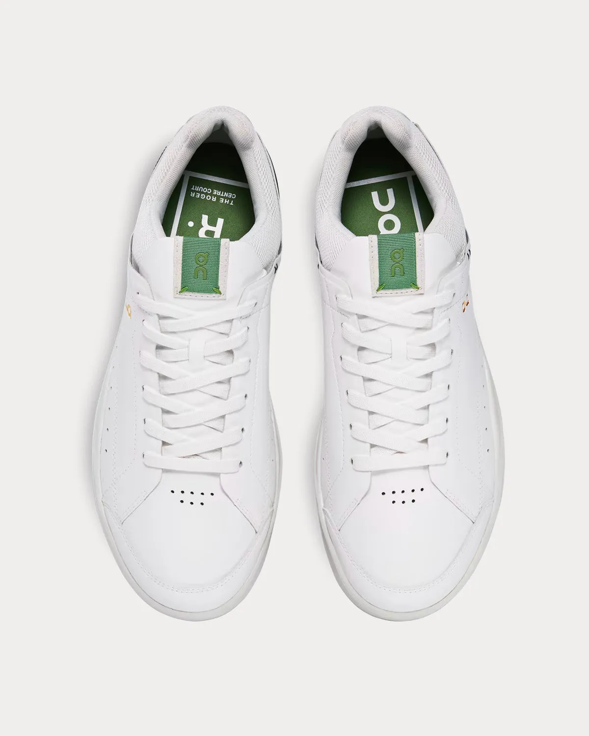 The Roger Centrecourt White / Sage Low Top Sneakers