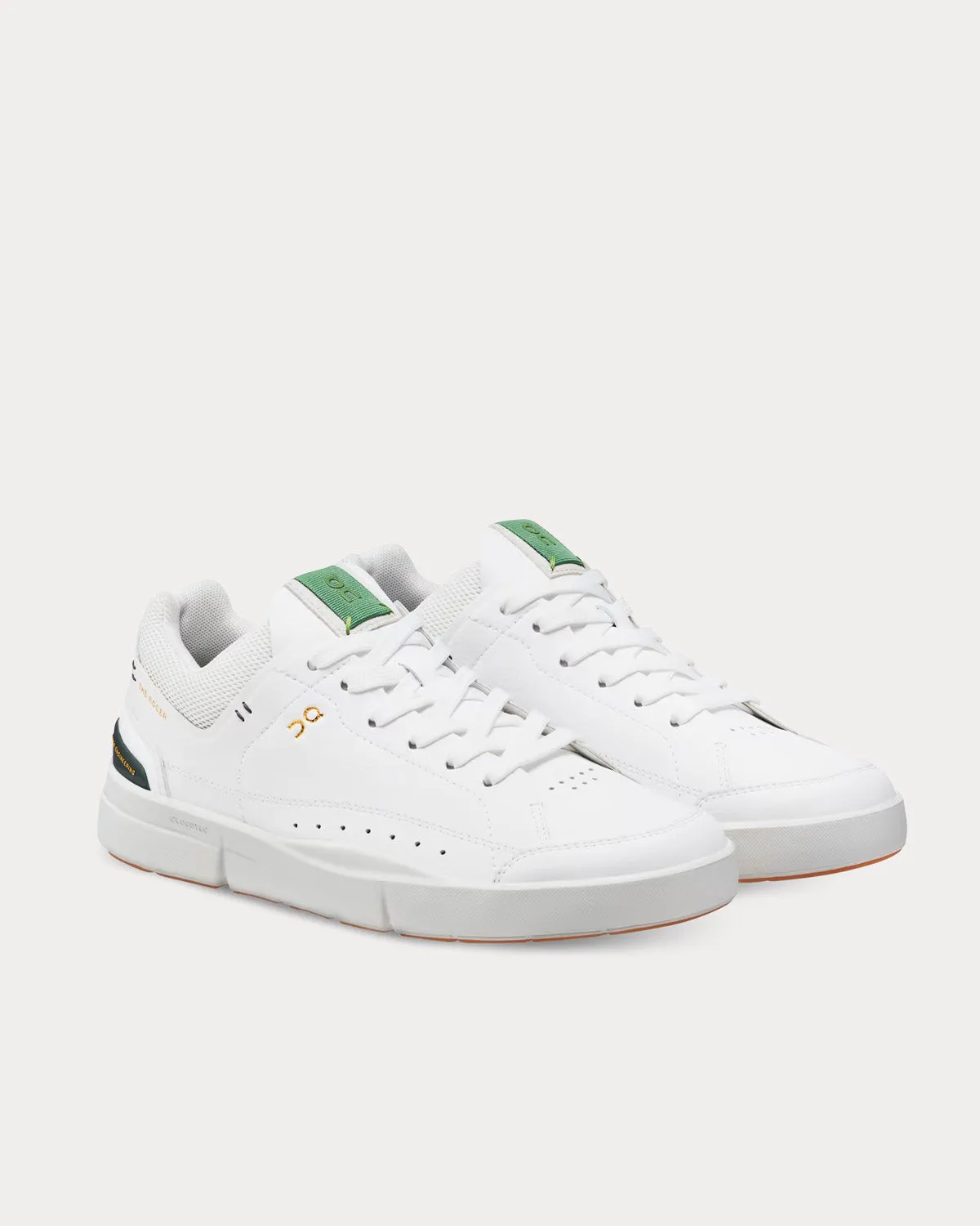 The Roger Centrecourt White / Sage Low Top Sneakers
