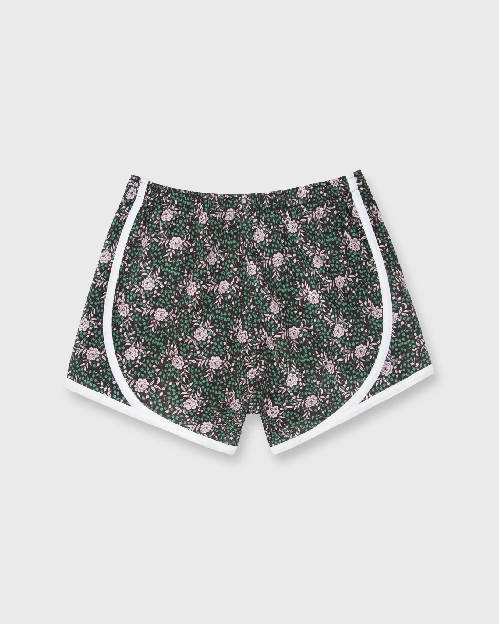 Track Short in Green/Pink Franklyn Liberty Fabric