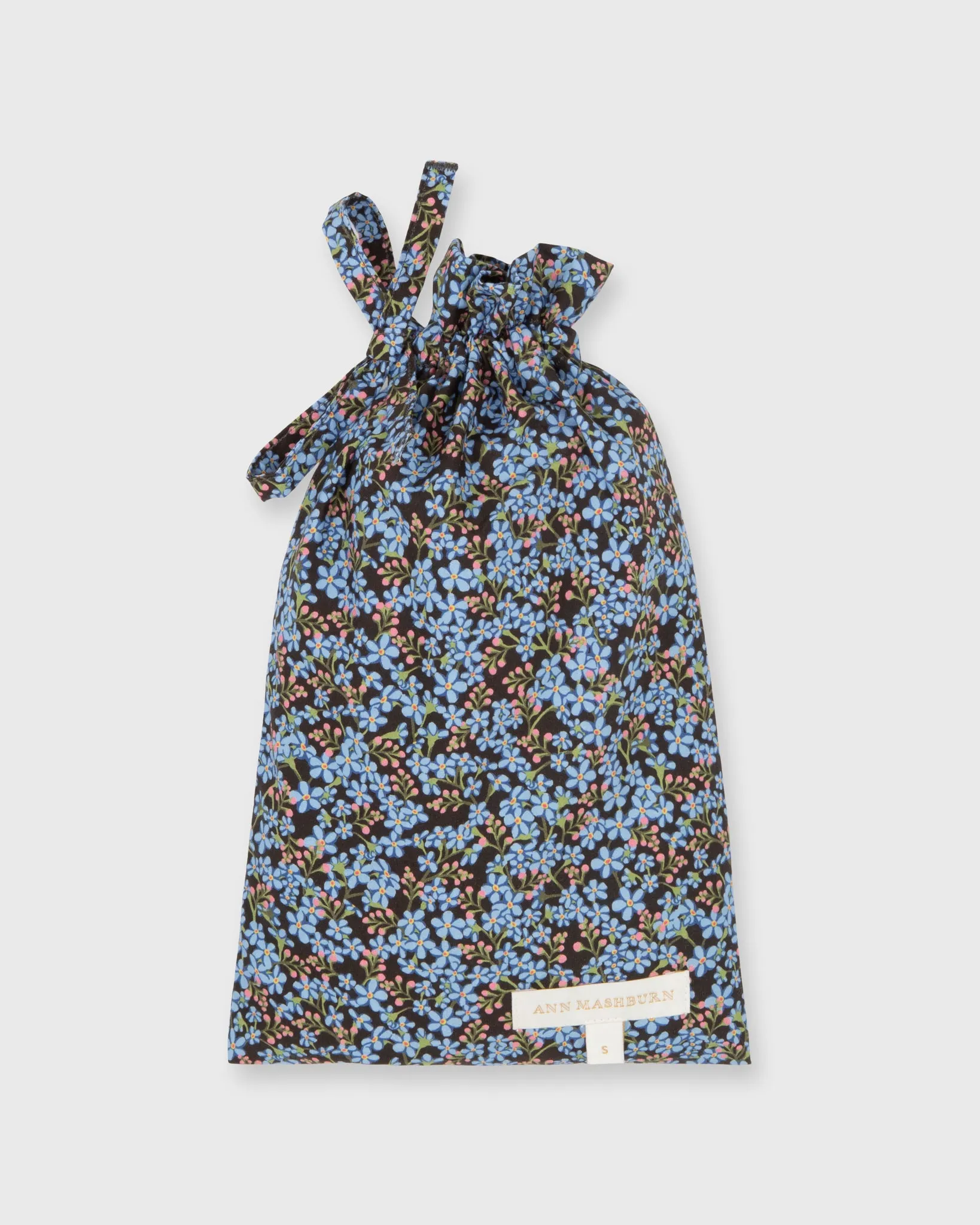 Track Short in Light Blue/Coral Star Anise Liberty Fabric