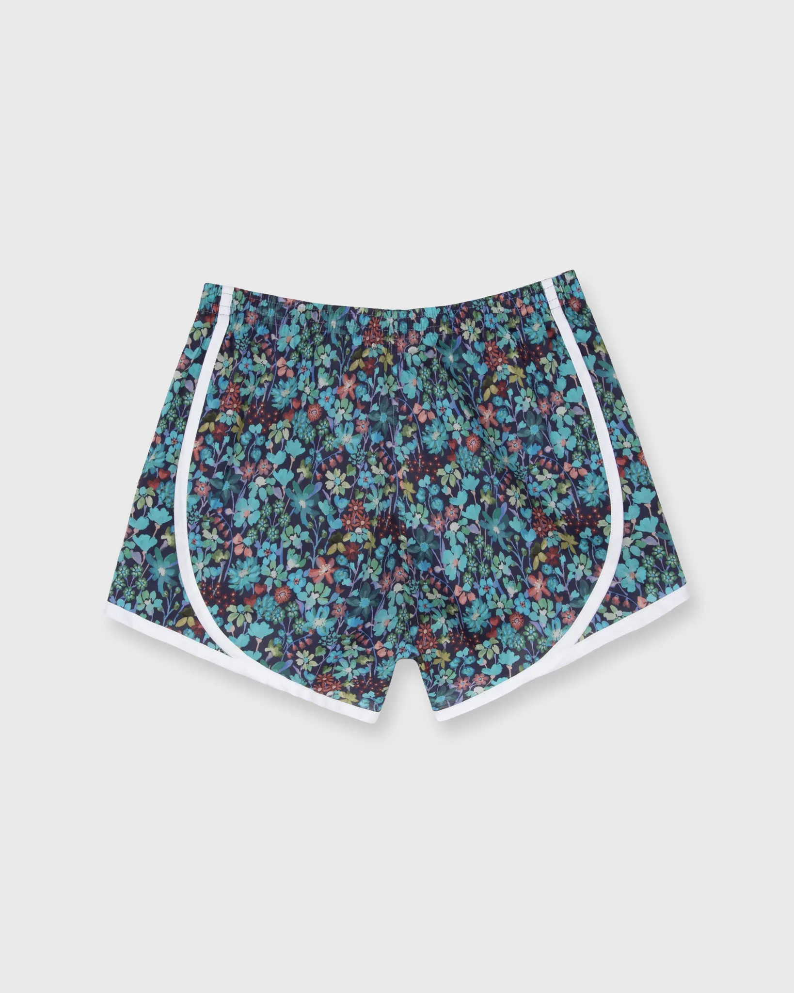 Track Short in Navy Multi Dreams Of Summer Liberty Fabric
