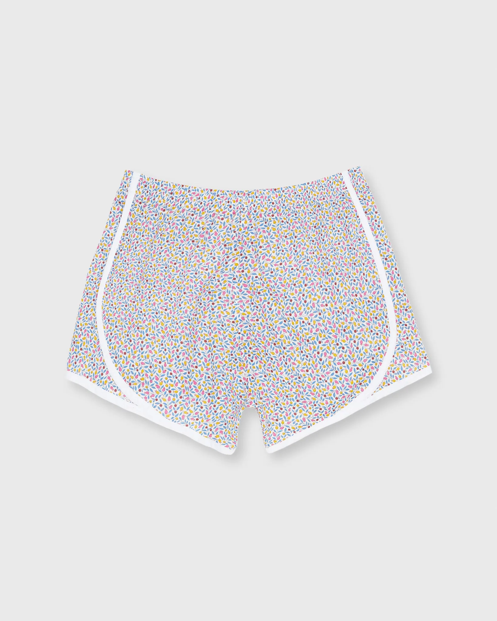 Track Short in Yellow/Red/Blue Floriana Liberty Fabric