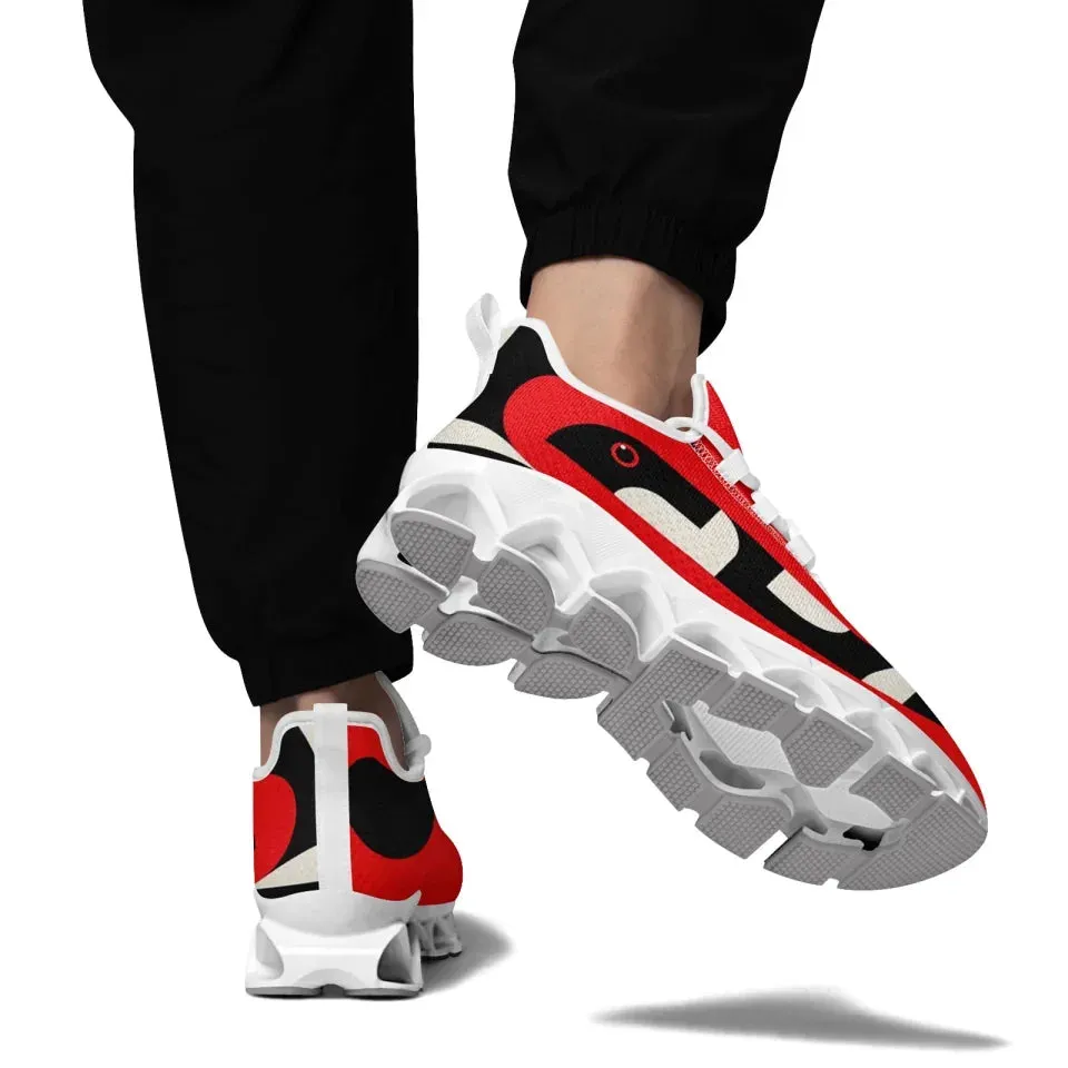 Unique Gift,Personalized Snake Collection Sneakers, Custom Stylish Shoes, Cloud Shoes for Men and Women