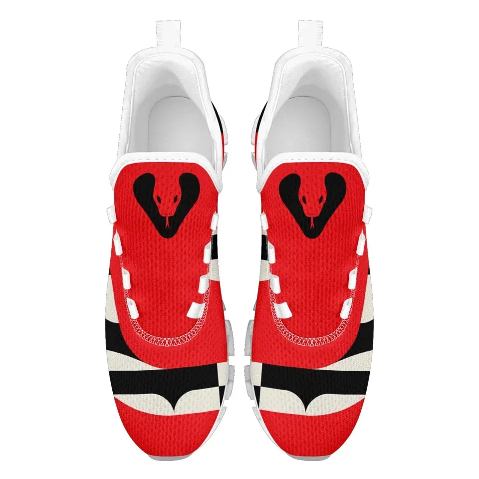 Unique Gift,Personalized Snake Collection Sneakers, Custom Stylish Shoes, Cloud Shoes for Men and Women