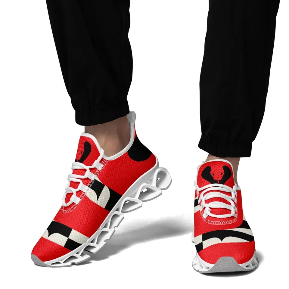 Unique Gift,Personalized Snake Collection Sneakers, Custom Stylish Shoes, Cloud Shoes for Men and Women