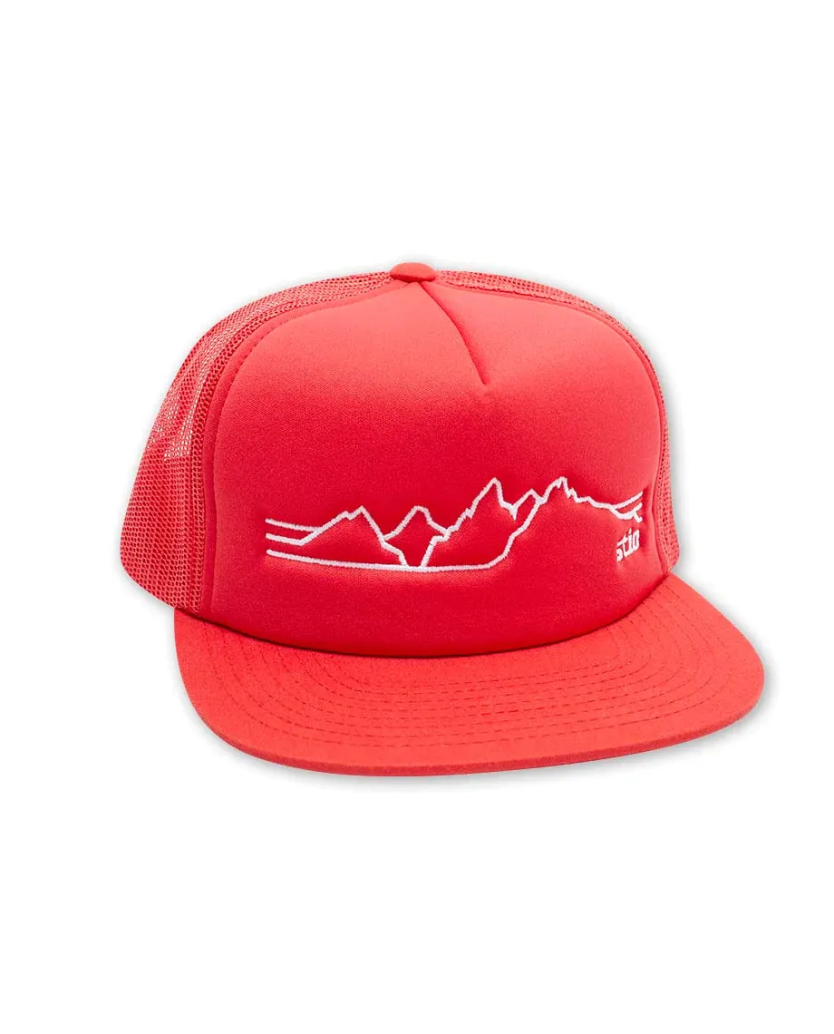 Unisex Teton Elevations Embroidered Trucker
