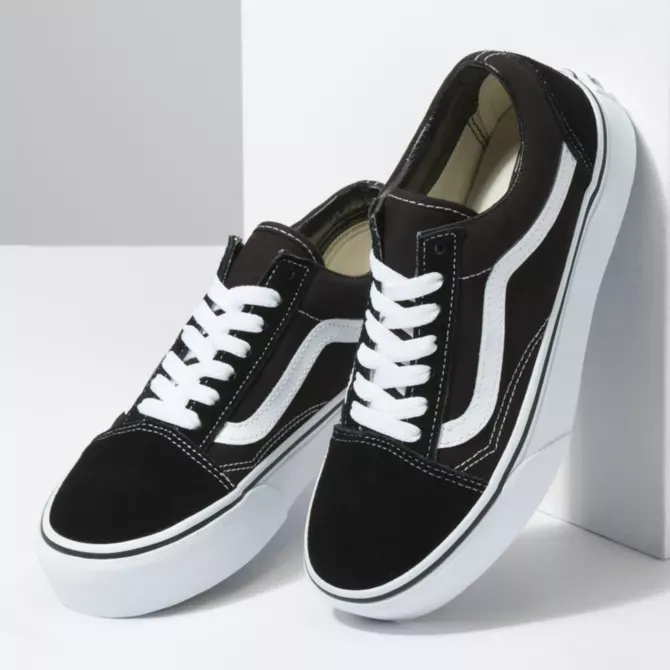 Vans Old Skool Platform - Black/White
