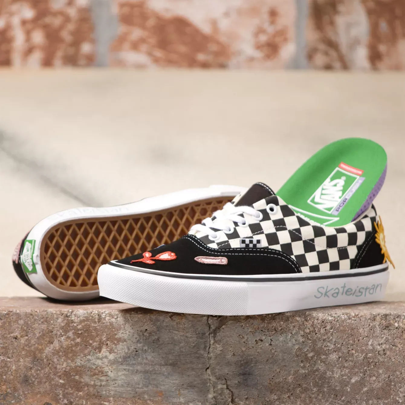 VANS SKATE ERA SKATEISTAN CHECKERBOARD