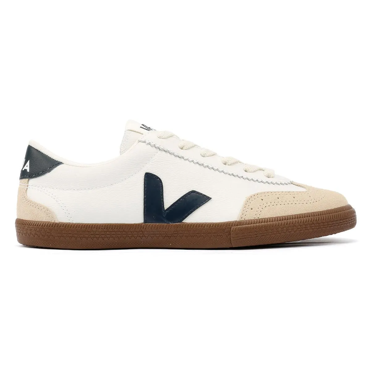 Veja Volley Leather Women's White/Navy Trainers
