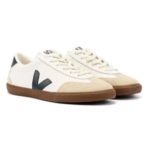 Veja Volley Leather Women's White/Navy Trainers