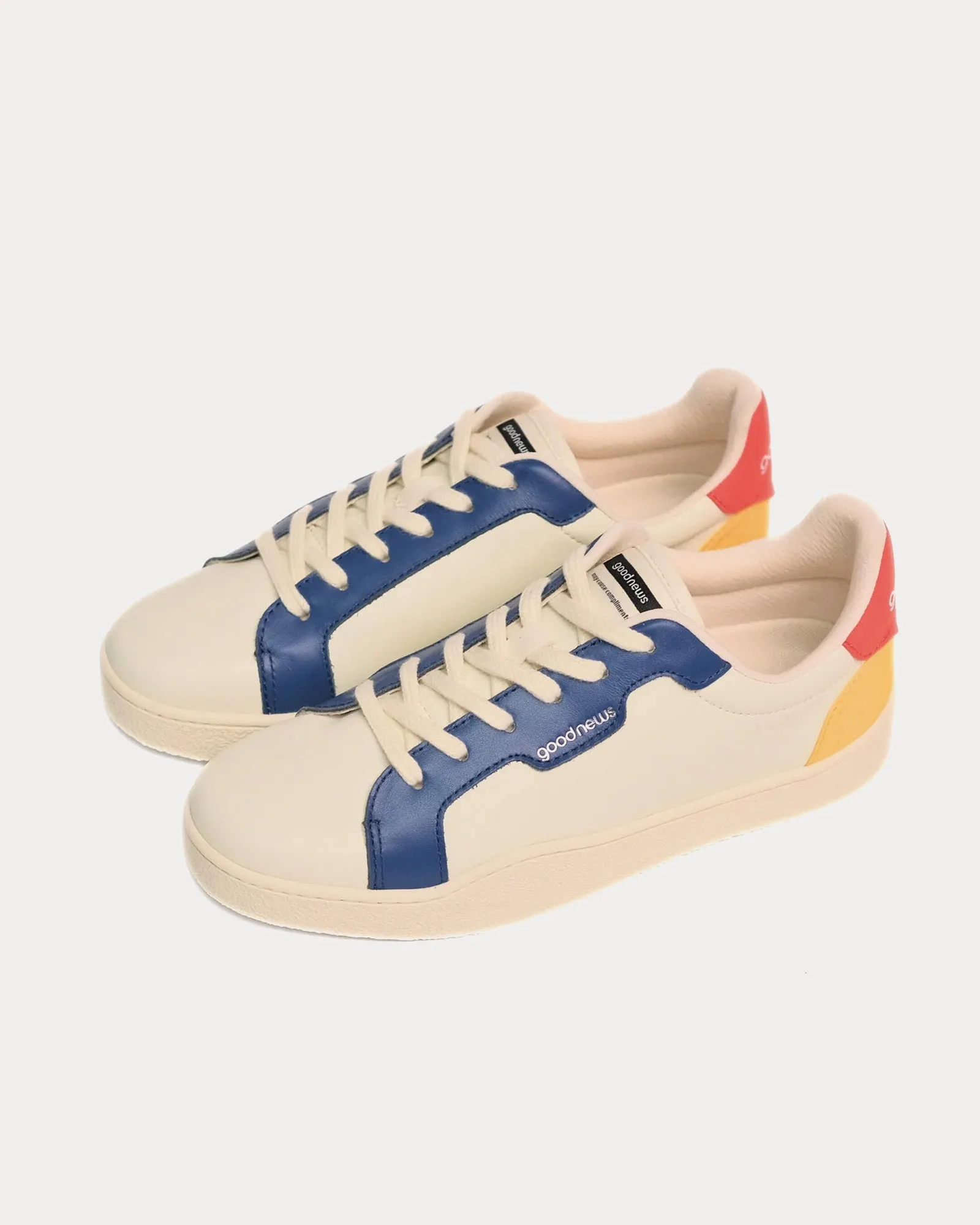 Venus White / Blue / Red / Yellow Low Top Sneakers
