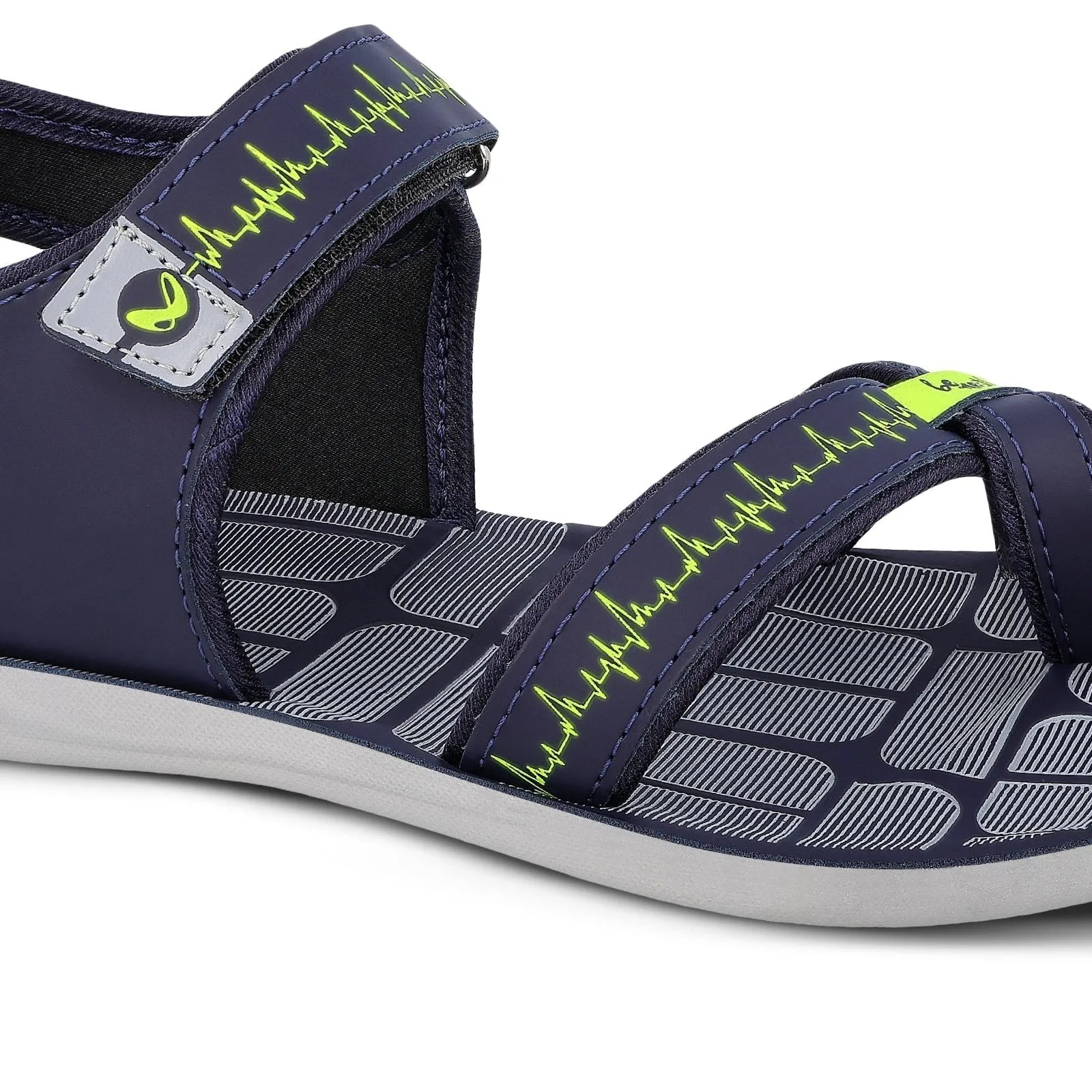 Walkaroo Men Strappy Floater Sandals  - WG5705 Blue