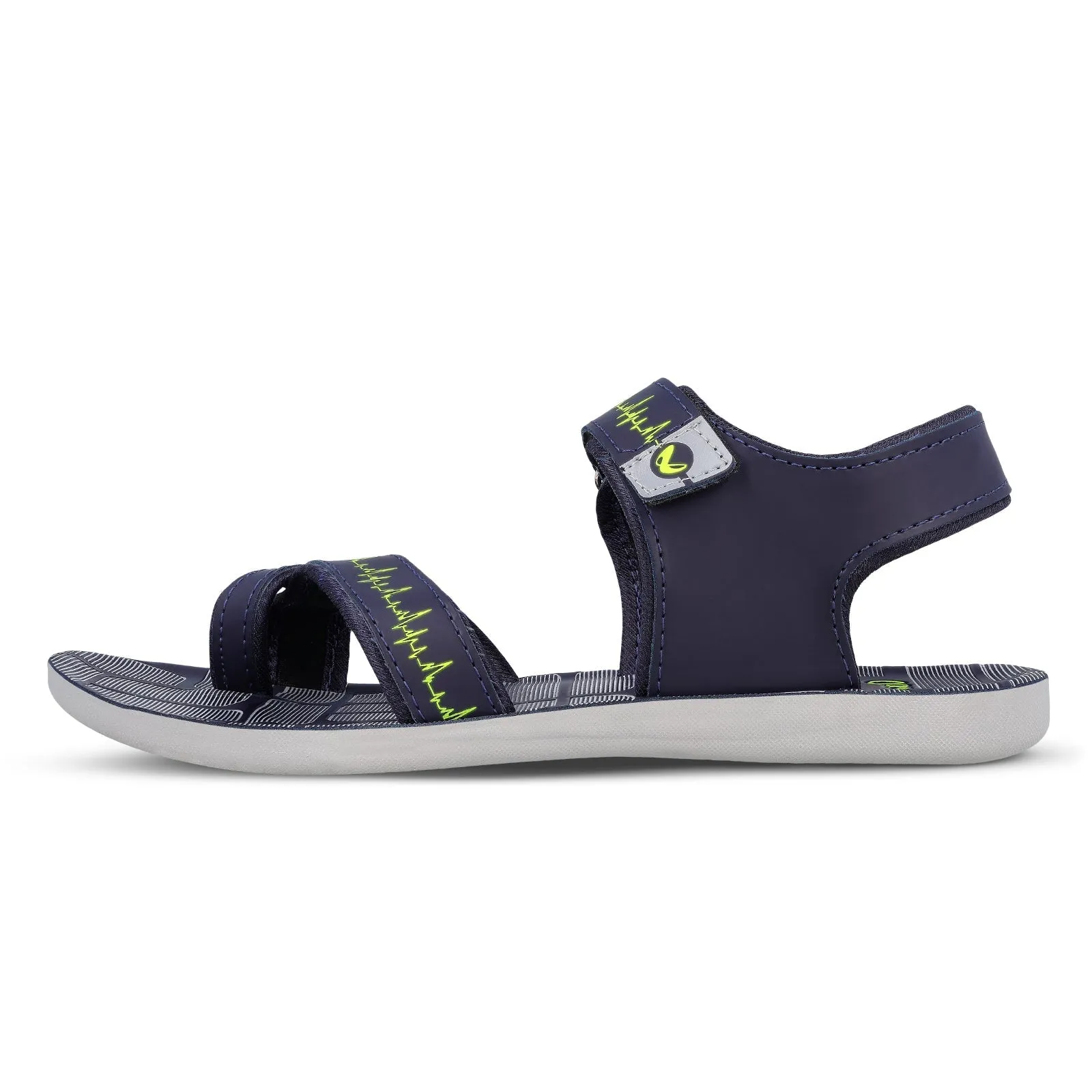 Walkaroo Men Strappy Floater Sandals  - WG5705 Blue