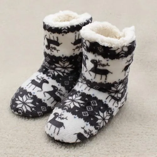 Winter Plush Home Boots