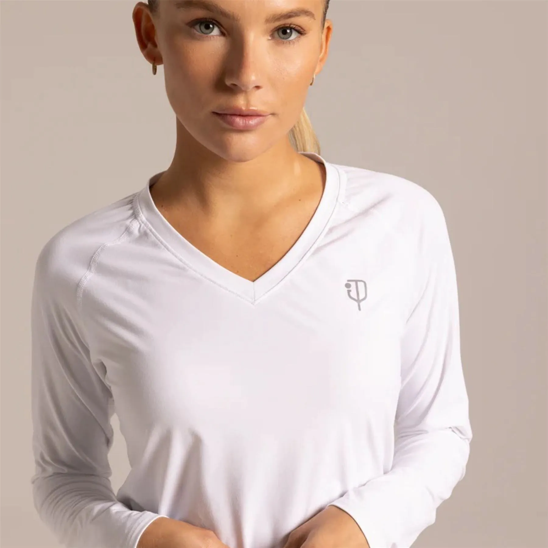 Womens 5.0 LS Tee Clubhouse White - 2024