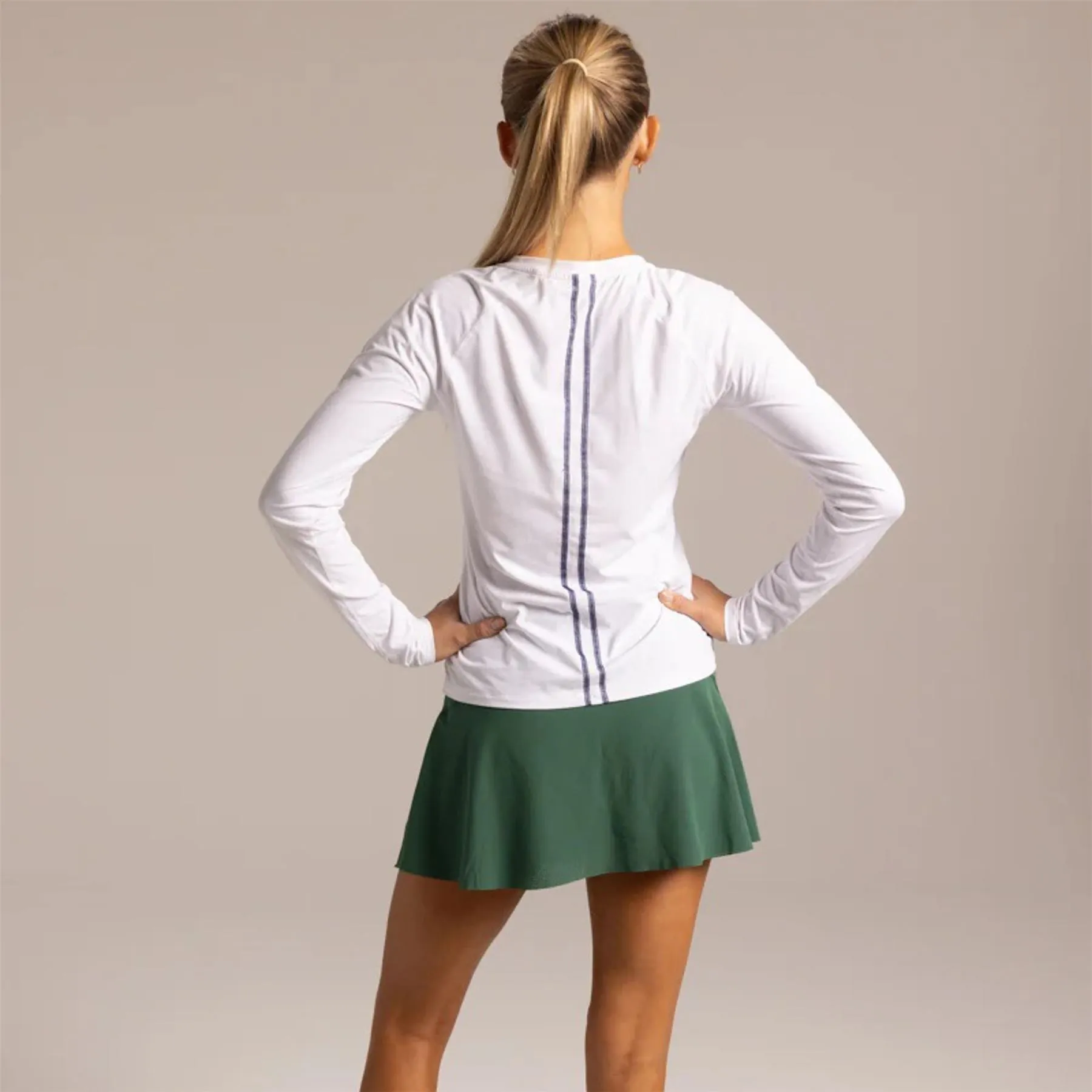 Womens 5.0 LS Tee Clubhouse White - 2024