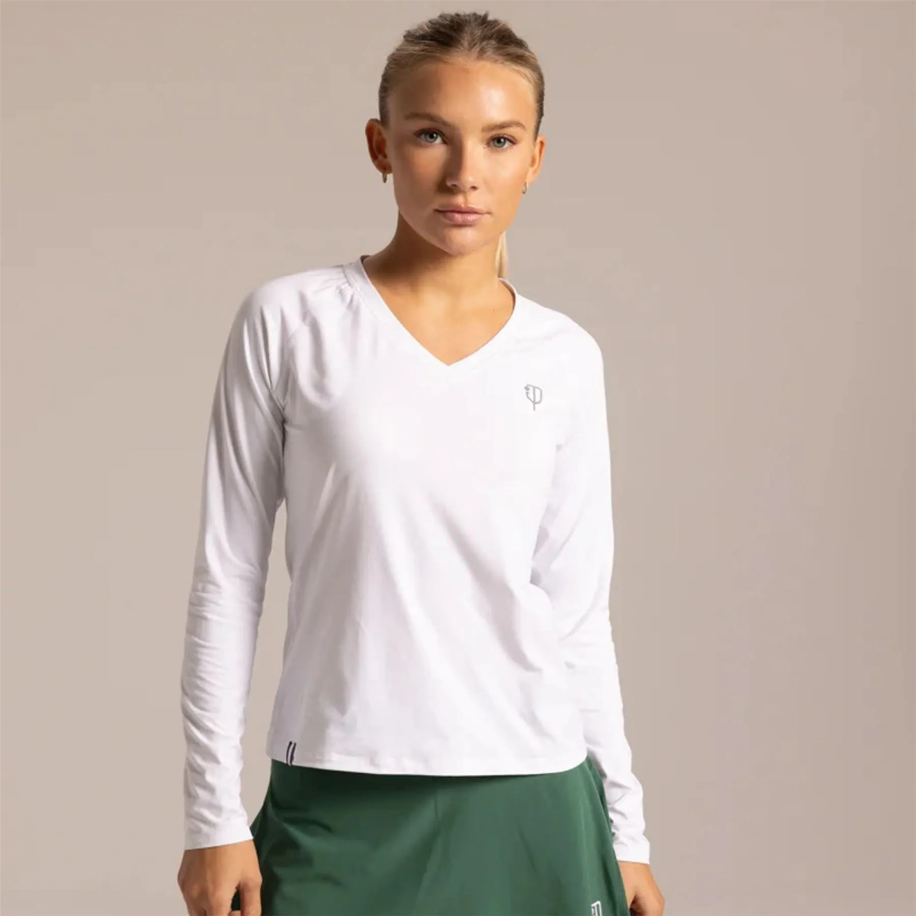 Womens 5.0 LS Tee Clubhouse White - 2024