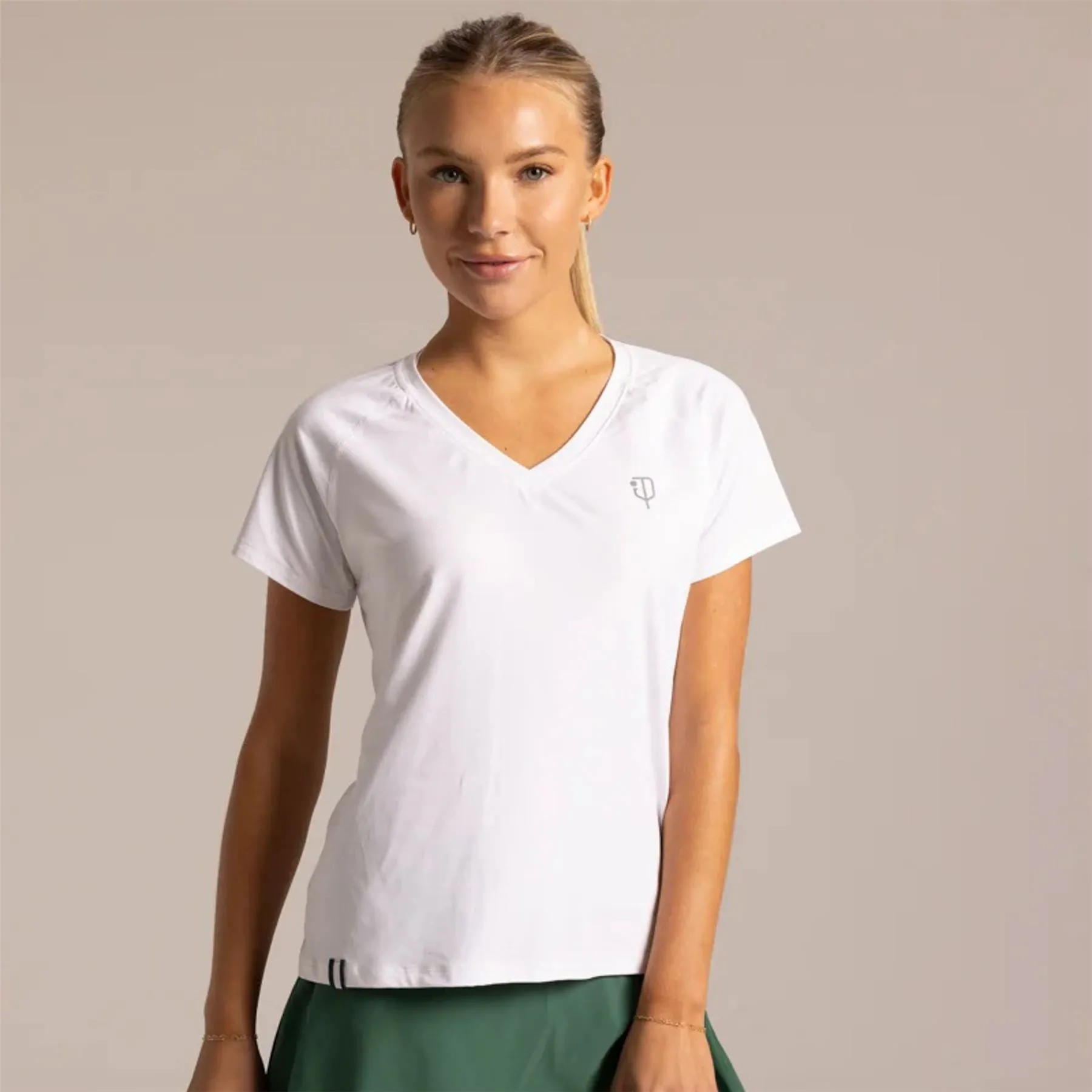 Womens 5.0 Tee Clubhouse White - 2024
